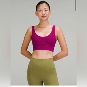NWT Lululemon Align Reversible Bra *Light Support, A/B Cup - Size 8 - Magenta